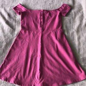 Off the shoulder dress